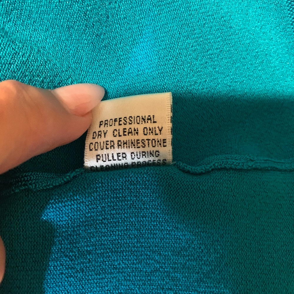 NWT Cache Blue Embellished Cardigan Sweater sz L - Picture 9 of 9